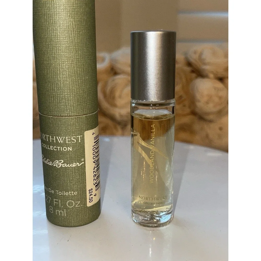 Eddie Bauer Northwest Collection WOODLAND VANILLA 0.27 Fl. Oz Discontinued‎ READ